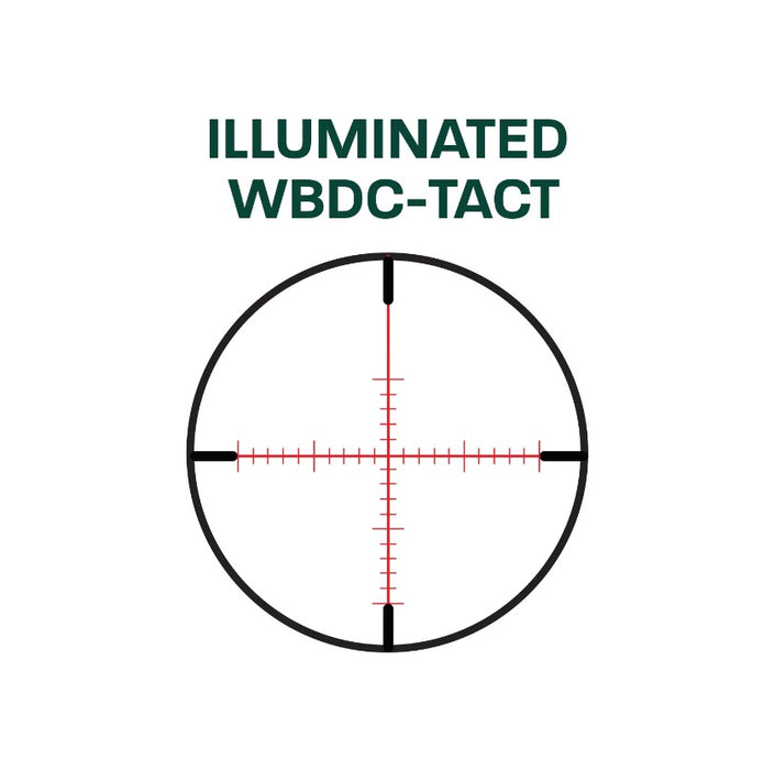 Alpen Apex 4.5-27x50mm Riflescope Reticle Illuminated WBDC-TACT Feature