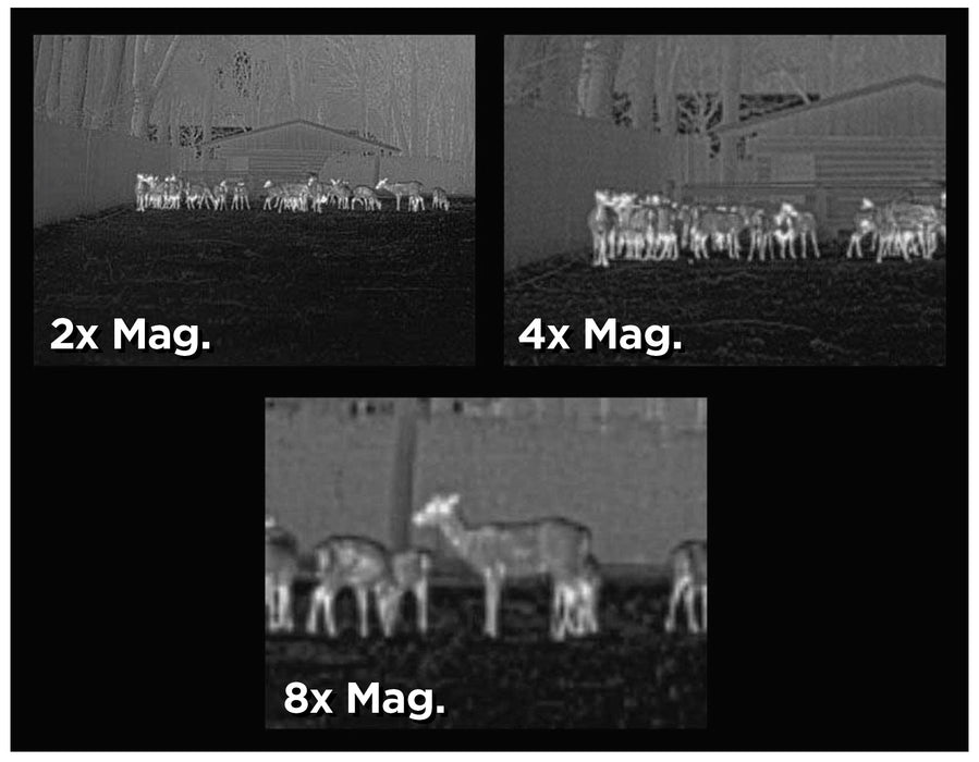 Alpen Apex 54mm Thermal Monocular Enlargement Feature