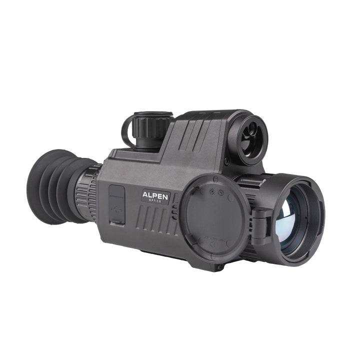 Alpen Apex LRF 35mm Mounted Thermal Riflescope - Front Angled View Showing Objective Lens