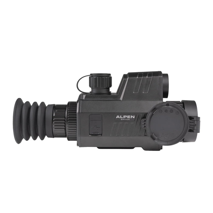 Alpen Apex LRF 35mm Mounted Thermal Riflescope - Opposite Side Profile Showing Thermal Scope Housing