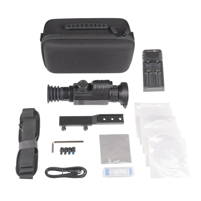 Alpen Apex LRF 50mm Mounted Thermal Riflescope - Riflescope With Included Accessories and Manuals