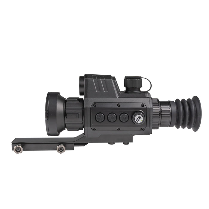 Alpen Apex LRF 50mm Mounted Thermal Riflescope - Side View With Mounting Bracket