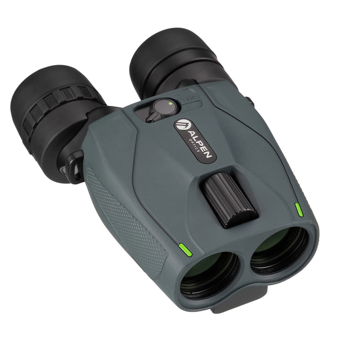 Alpen Apex Steady 16x30mm HD Binoculars with Image Stabilization Body Top Angle View Profile