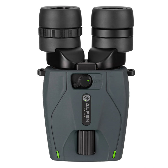 Alpen Apex Steady 16x30mm HD Binoculars with Image Stabilization Body Top View Profile