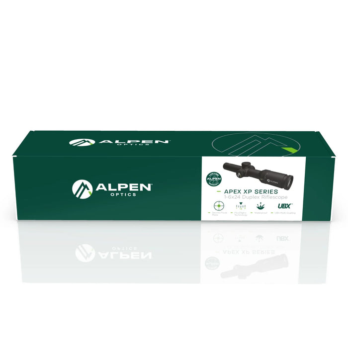 Alpen Apex XP 1-6x24mm Duplex Riflescope with SmartDot - 6010 Box