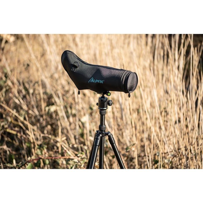 Alpen Apex XP 20-60x80mm ED Waterproof Spotting Scope Mounted on Tripod with Case