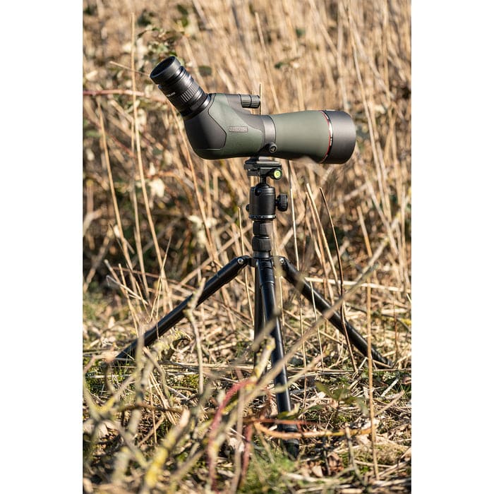 Alpen Apex XP 20-60x80mm ED Waterproof Spotting Scope Side Part of Body Mounted on Tripod