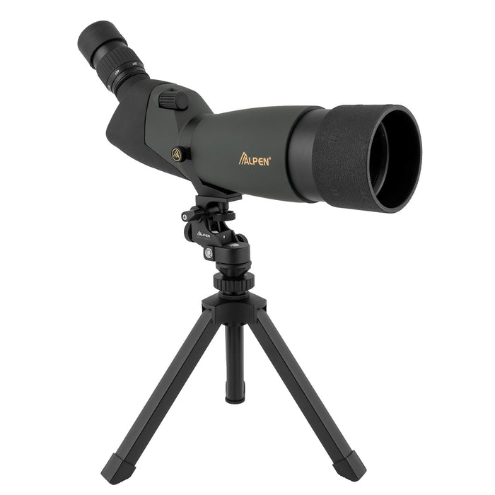 Alpen Shasta Ridge 20-60x80mm Waterproof Spotting Scope Objective Lens and Eyepiece Zoom Out