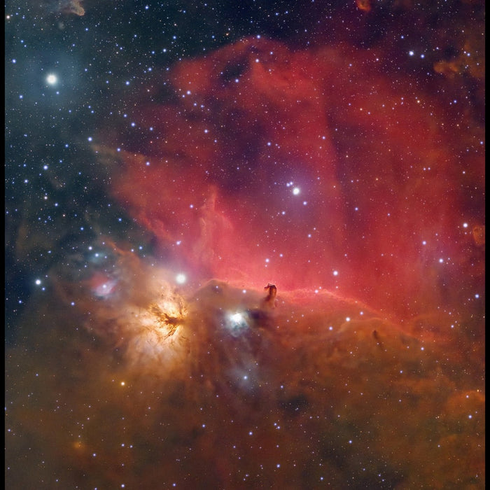 An Image Taken Using Vaonis Vespera II Telescope - X Limited Edition - Horsehead Nebula