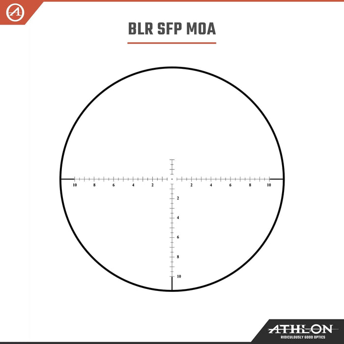 Athlon Optics Argos BTR GEN2 10-40x56mm BLR SFP MOA Riflescope Reticle