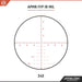  Athlon Optics Argos BTR GEN2 6-24x50mm APMR FFP IR MIL Riflescope 24x Zoom Reticle