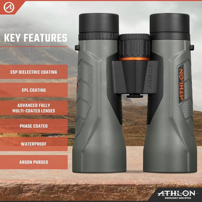 Athlon Optics Argos G2 10×50mm HD Binoculars Key Features