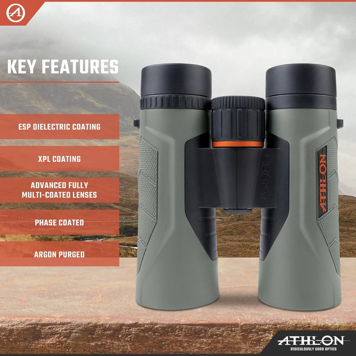 Athlon Optics Argos G2 10x42mm HD Binoculars Key Features