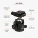 Athlon Optics Midas AL28 Tripod Ball Head Parts