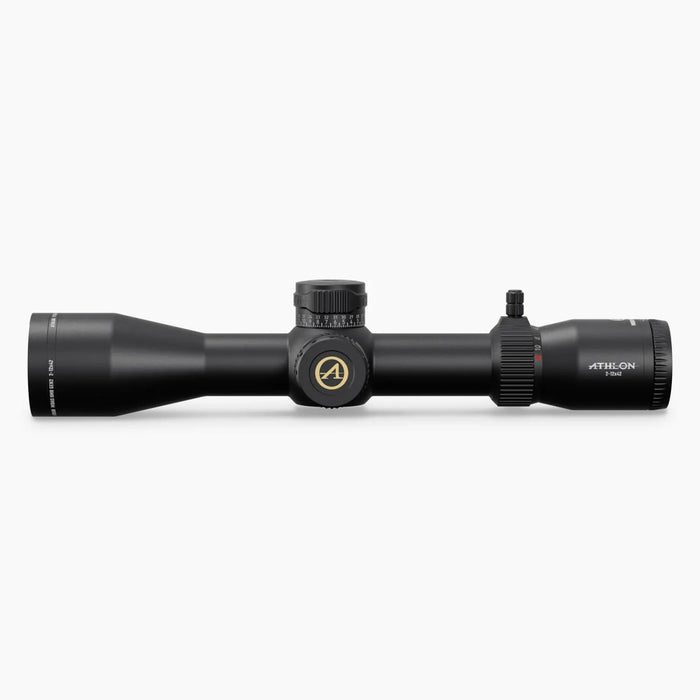 Athlon Optics Midas HMR GEN2 2-12x42mm AHMC1 SFP IR MOA Riflescope - Body Side View Profile