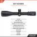 Athlon Optics Midas TAC HD 5-25x56mm APRS6 FFP MIL Riflescope Key Features