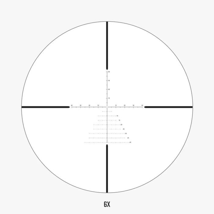 Athlon Optics Midas TAC HD 6-24x50mm APLR4 FFP MOA Riflescope 6x Zoom Reticle