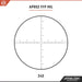 Athlon Optics Midas TAC HD 6-24x50mm APRS2 FFP MIL Riflescope 24x Zoom Reticle