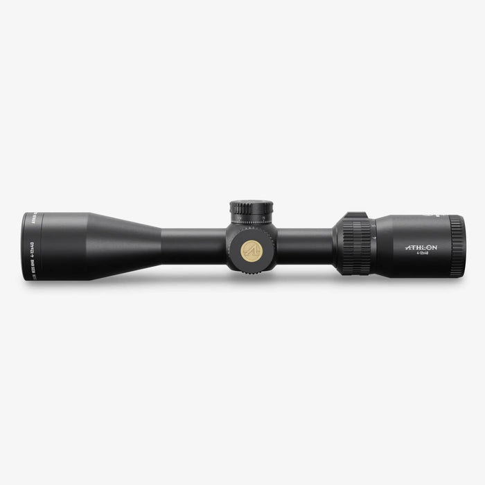 Athlon Optics Neos HMR 4-12x40mm Turret Center-X SFP MOA Riflescope - Body Side View Profile