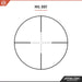 Athlon Optics Talos 4-16x40mm MIL DOT Riflescope Reticle