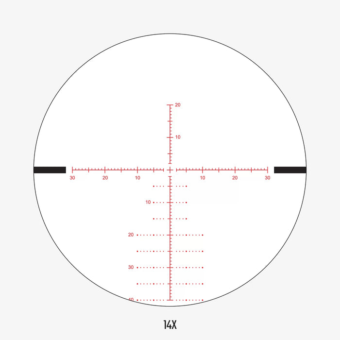 Athlon Optics Talos BTR GEN2 4-14x44mm APLR10 FFP IR MOA Riflescope 14x Zoom Reticle