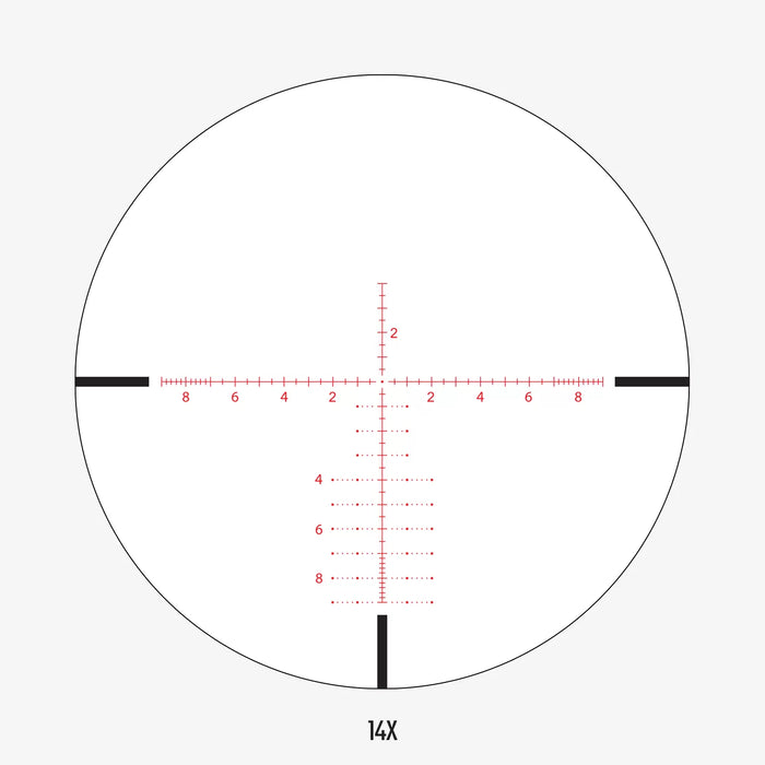Athlon Optics Talos BTR GEN2 4-14x44mm APRS10 FFP IR MIL Riflescope 14x Zoom Reticle