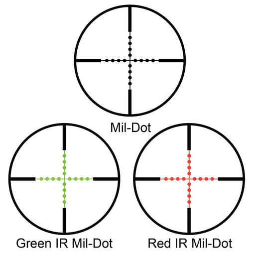 Barska 1-4x 28mm IR SWAT-AR Tactical Rifle Scope Mil-Dot Reticle