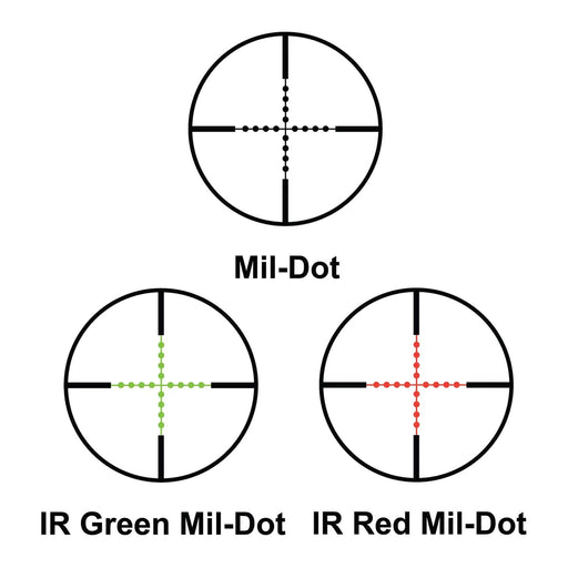 Barska 1-6x24mm IR AR6 Tactical Rifle Scope Mil-Dot Reticle