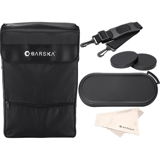 Barska 25x100mm WP Cosmos Astronomical Binoculars Package Inclusion