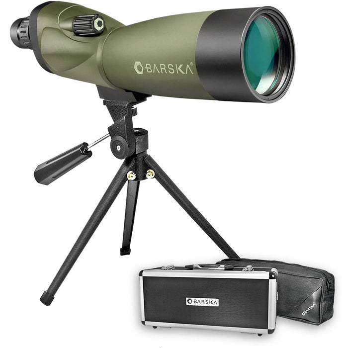 Barska 20-60x60mm WP Blackhawk Straight Spotting Scope body and Cases