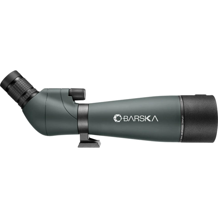 Barska 20-60x80mm Colorado Straight Spotting Scope Green Body Side Profile Right
