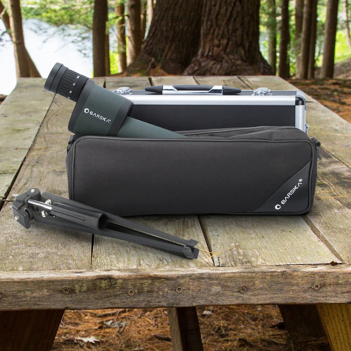 Barska 25-125x88mm WP Benchmark Spotting Scope Body, Tripod and Cases