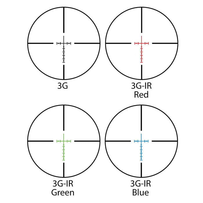 Barska 3-12x40mm IR 3G Point Black .223 B.D.C. Rifle Scope Reticle