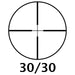 Barska 4x20mm Electro Sight Carry Handle Rifle Scope w/ BDC Turret 30/30 Reticle