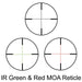 Barska Level 1.5-6x44mm IR MOA Rifle Scope IR Green & Red MOA Reticle