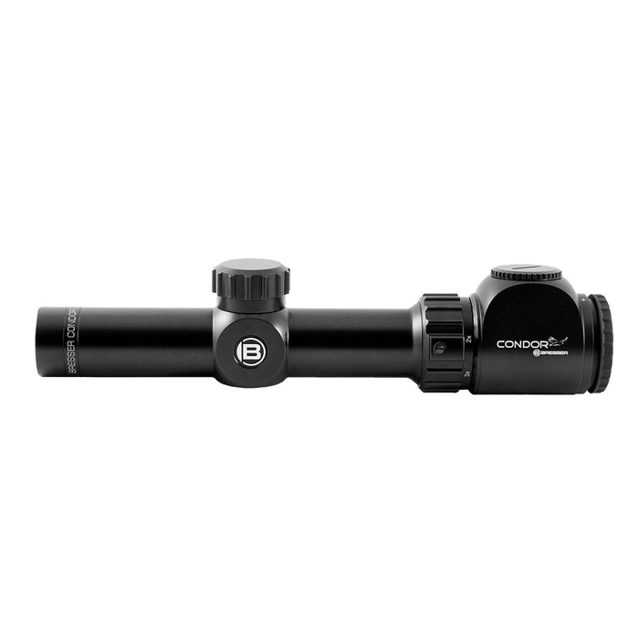 Bresser Condor 1-4x24mm Riflescope Left Side Profile of Body  