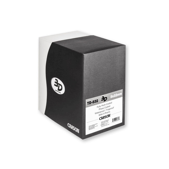 Carson 3D Series 8x32mm HD Binoculars Box