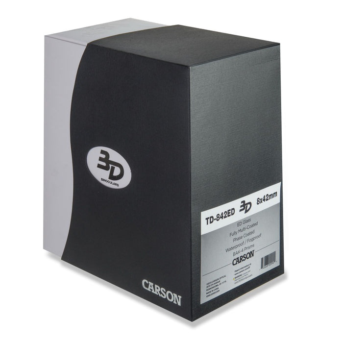 Carson 3D Series 8x42mm HD Binoculars with ED Glass Box