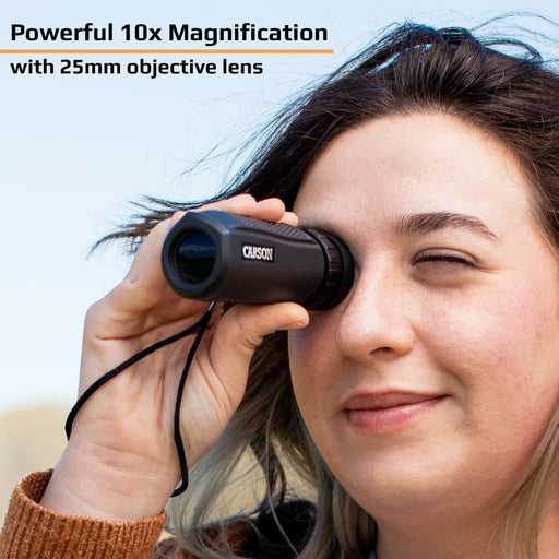 Carson BlackWave™ 10x25mm Monocular Lifestyle Photo