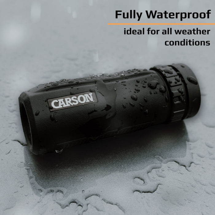 Carson BlackWave™ 10x25mm Monocular Waterproof