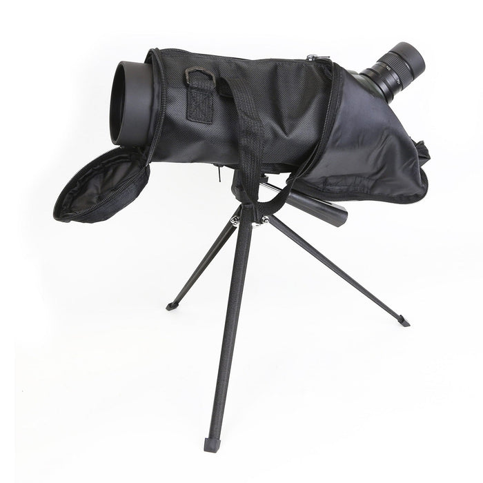 Carson Everglade 15-45x60mm Angled Spotting Scope in Case Mounted on Tripod