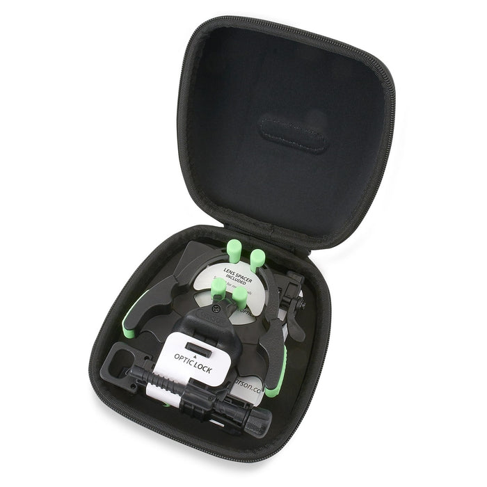 Carson HookUpz™ 2.0 Universal Smartphone Digiscoping Adapter Inside Carrying Case