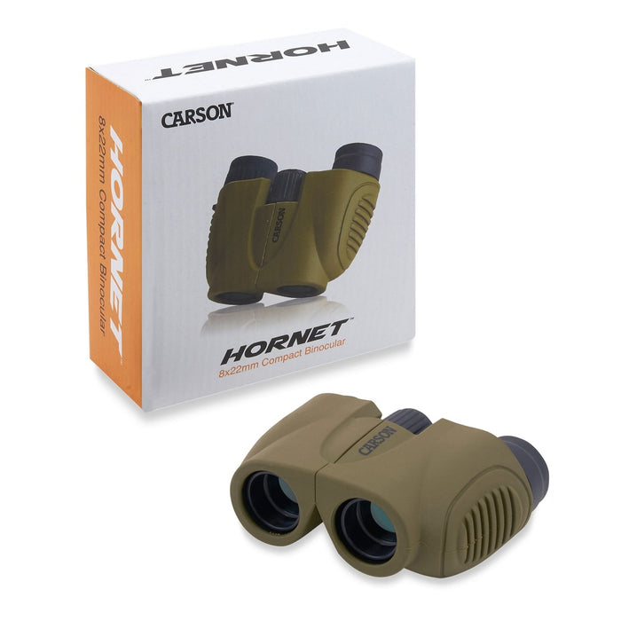 Carson Hornet 8x22mm Binoculars Body and Box