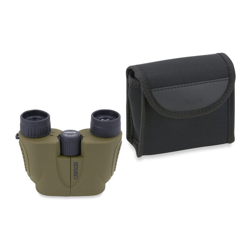 Carson Hornet 8x22mm Binoculars Body and Pouch
