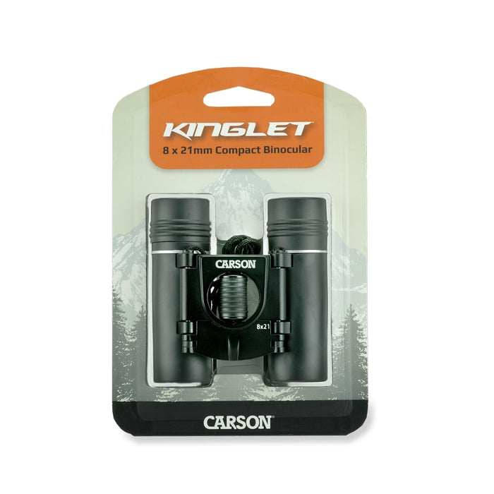 Carson Kinglet™ 8x21mm Compact Roof Prism - KB-821 Front Package
