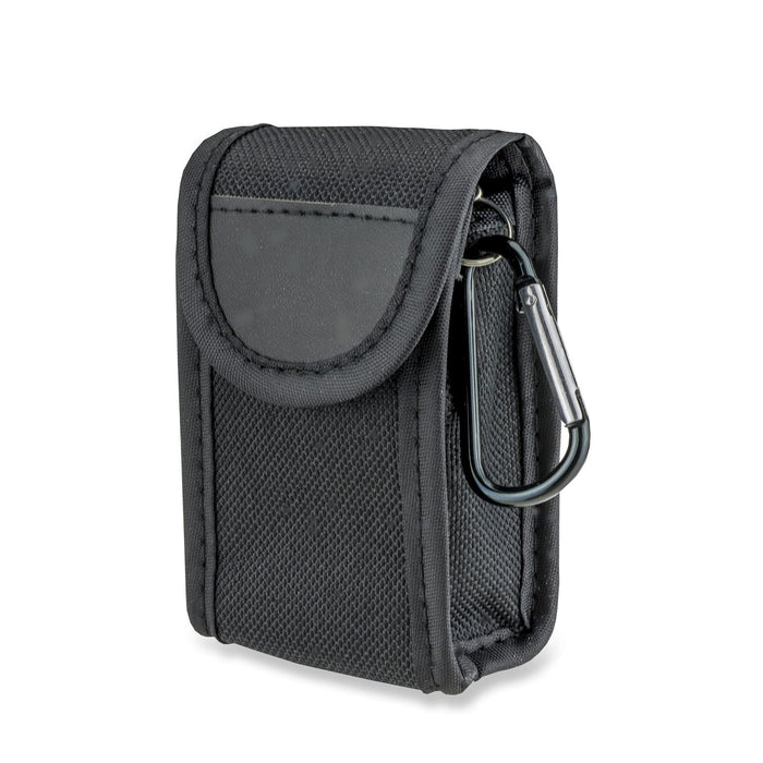 Carson MiniMight™ 6x18mm Monocular with Carabiner Clip Carrying Case Standing Up