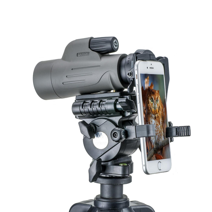 Carson MonoPix™ 8x42mm Monocular Smartphone Digiscoping Bundle
