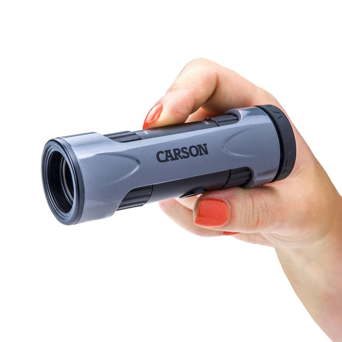 Carson MonoZoom™ 7-21x21mm Monocular Body Size Comparison