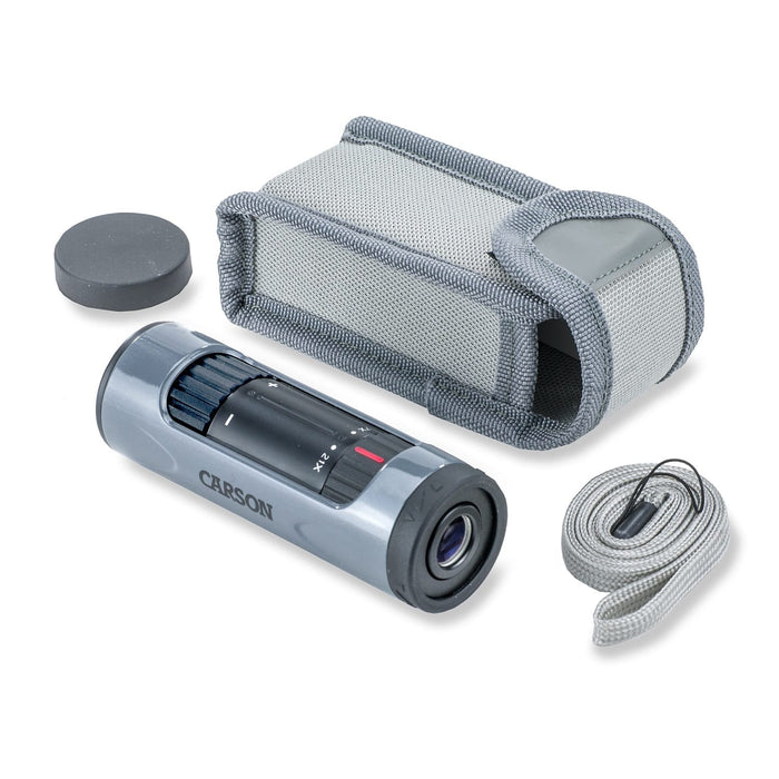 Carson MonoZoom™ 7-21x21mm Monocular Included Accessories