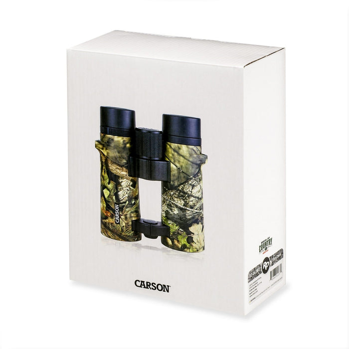 Carson RD Series 10x42mm HD Binoculars in Mossy Oak Box
